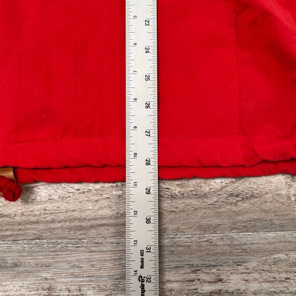 Vintage 90s Marlboro Country Store Red Mens XL‎ Anorak Nylon Windbreaker Jacket - Picture 5 of 6